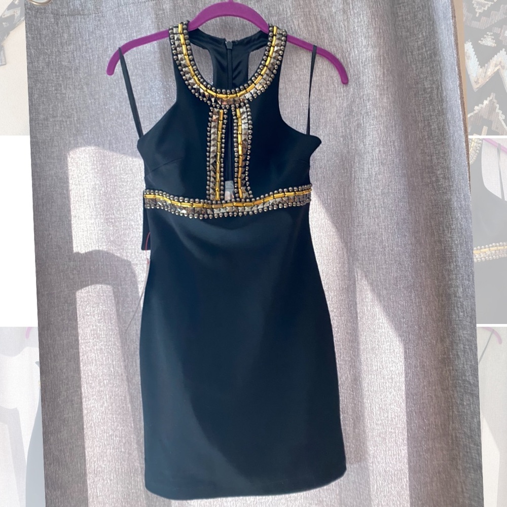 NWT Beaded BodyCon Dress